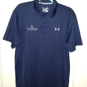 Under Armour Loose Short Sleeve Polo Shirt Men's sz Medium